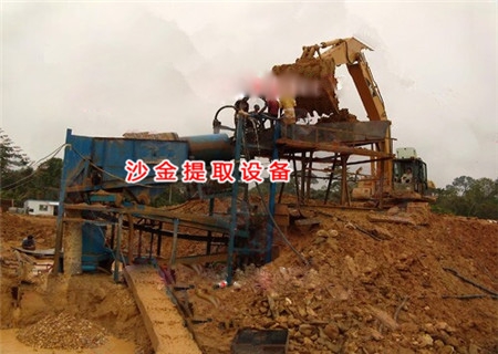 处理原矿100t/h选金设备-哈萨克斯坦工作现场